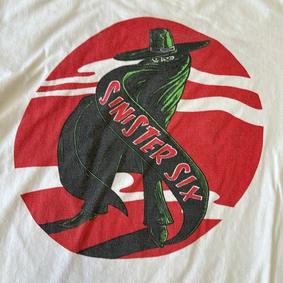 Vintage Punk Sinister Six t-shirt from 1995. Backprint. - Picture 2 of 7